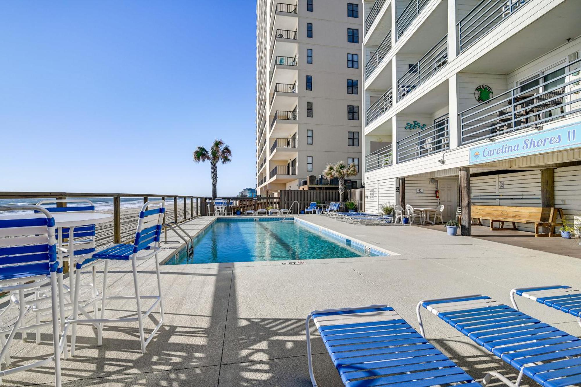 Cozy Beachfront Condo With Wifi, Views And Pool Access شاطئ ميرتل المظهر الخارجي الصورة